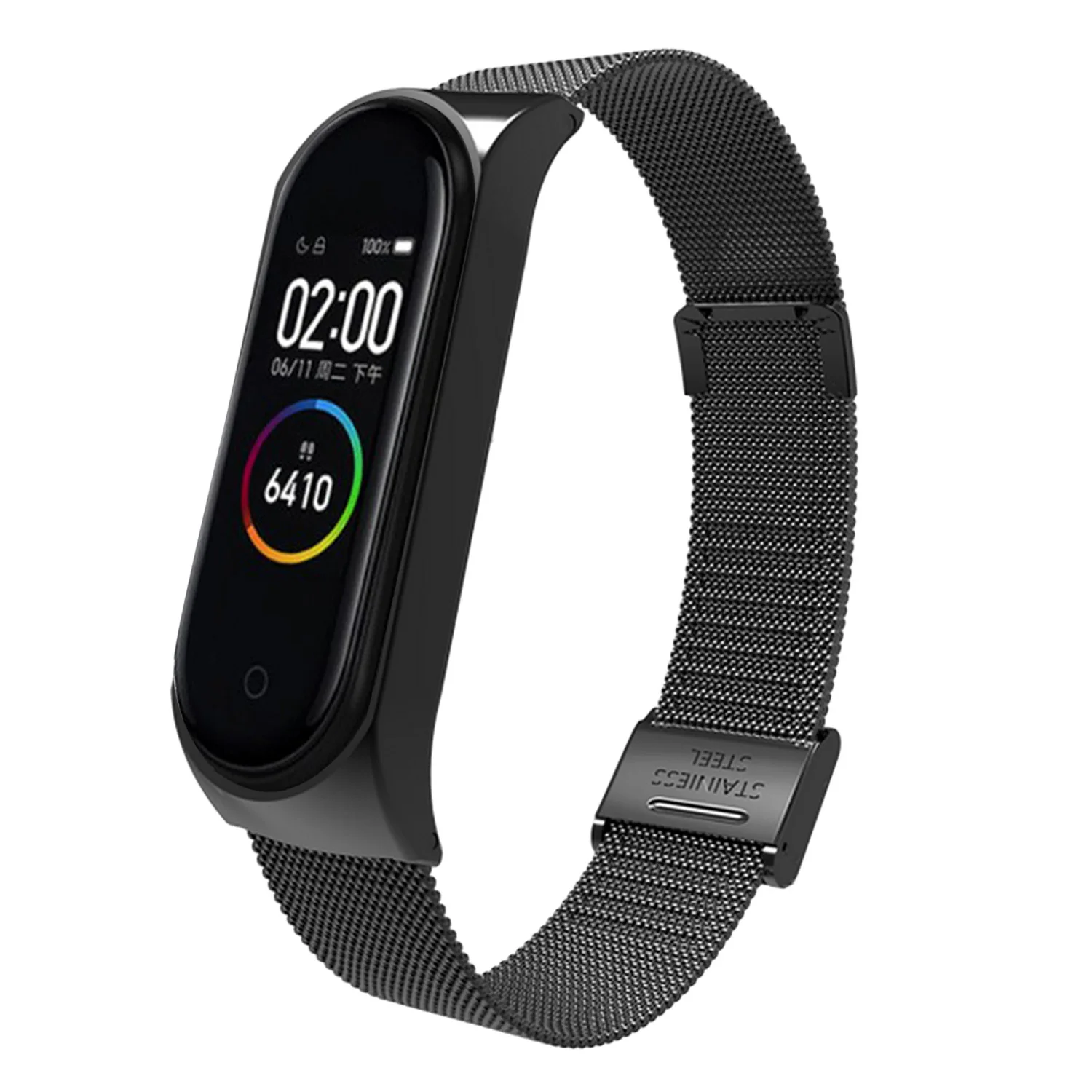 Gosear металлический ремешок из нержавеющей стали для Xiaomi mi Band 4 mi Band 4 аксессуары для наручных браслетов Замена браслета