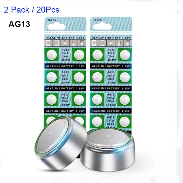 Ag13 Lr44 Alkaline Button Cell Battery  Ag13 Lr44 1.5v Button Cell Battery  - 10pcs - Aliexpress