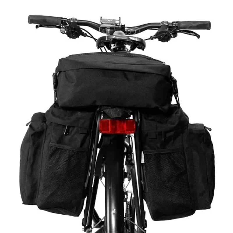 

3-IN-1 Cycling bag Multi-functional Bike Pannier MTB Road Bike Rear Seat Trunk Bag Bicycle Cycling Cargo 37L Bicycle bag
