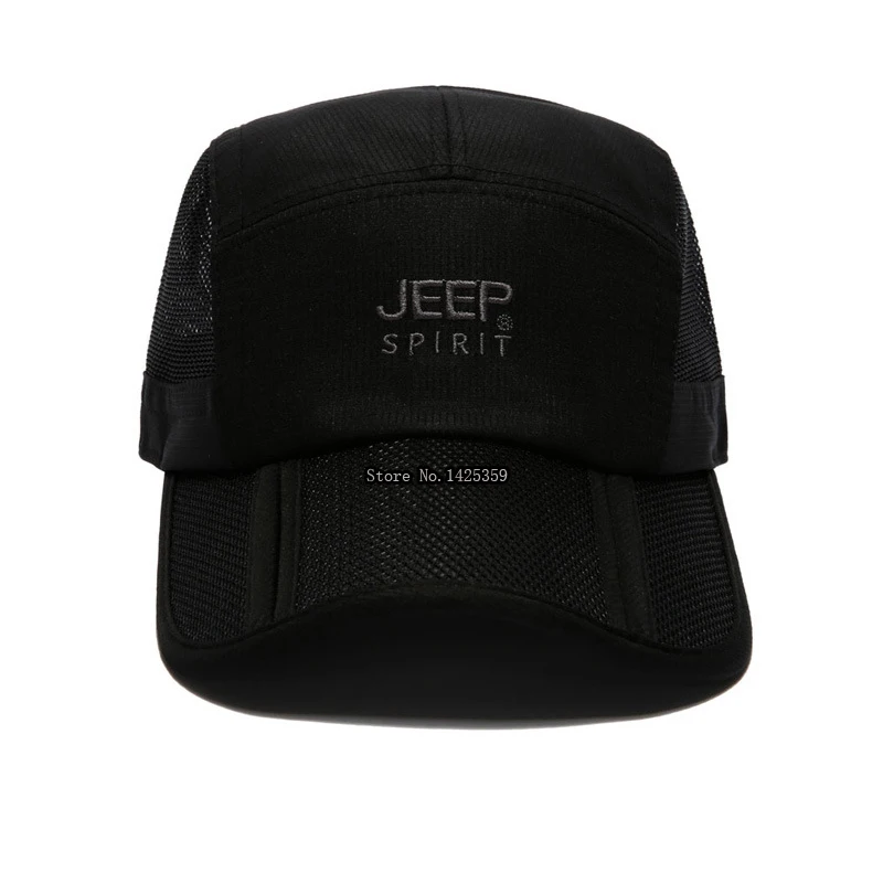 Brand JEEP SPIRIT Baseball Cap Men Adjustable Cap Mesh Breathable Hats Outdoor Hip Hop Cap Men Dad Hat Casual Fashion Hat