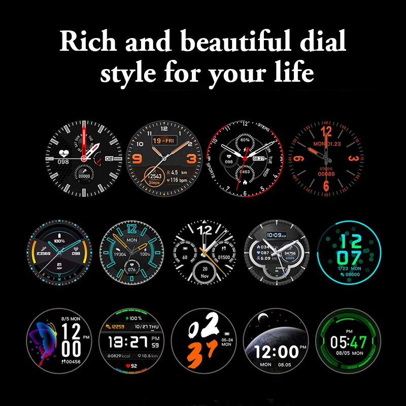  LYKRY DT78 Smart Watch Smartwatch Bracelet Fitness Activity Tracker Wearable Devices Waterproof Hea - 4000382009599