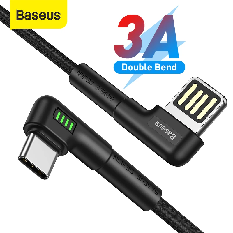 Кабель Baseus usb-c для Xiaomi Samsung S21 S20 3A быстрой зарядки и передачи данных | Мобильные