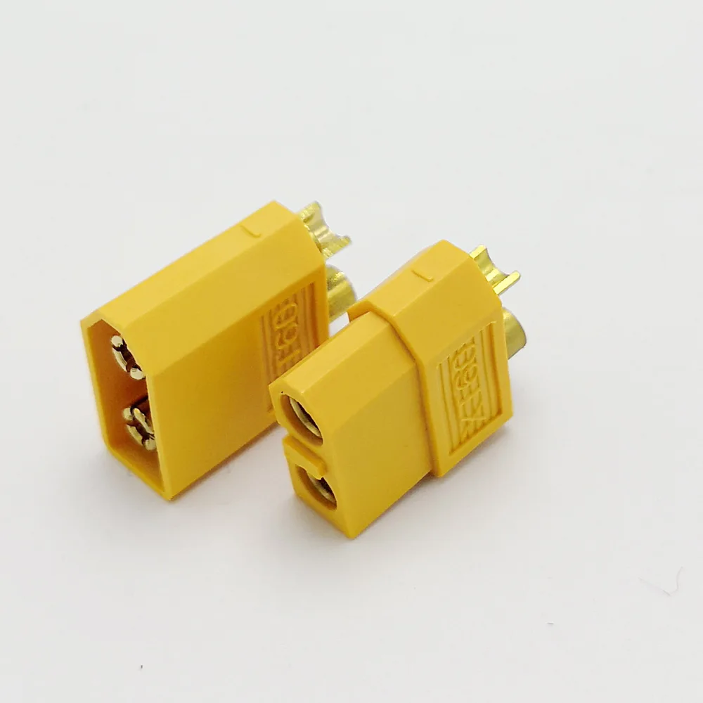 10 шт./лот XT60 XT-60 пуля Разъем для RC Lipo батарея разъем высокое качество позолоченный