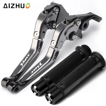 

Brake Clutch Lever Extendable Adjustable Motorcycle Hand Grip Handlebar FOR YAMAHA V-MAX VMAX V MAX 1200 1985-2007 2006 2005 04