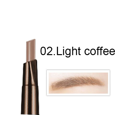 Макияж карандаш для бровей водостойкий натуральный стойкий 5 цветов Availabe тени для бровей Косметика коричневый цвет макияж - Цвет: 02Light coffee