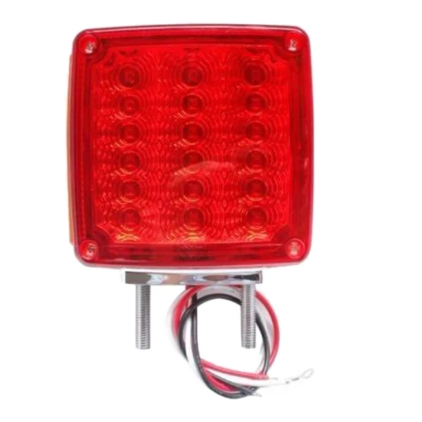 2 шт. Янтарный/Красный 39 Led двухсторонний штыревой держатель пьедестал крыло стоп поворот задний светильник светодиодный габаритный светильник s