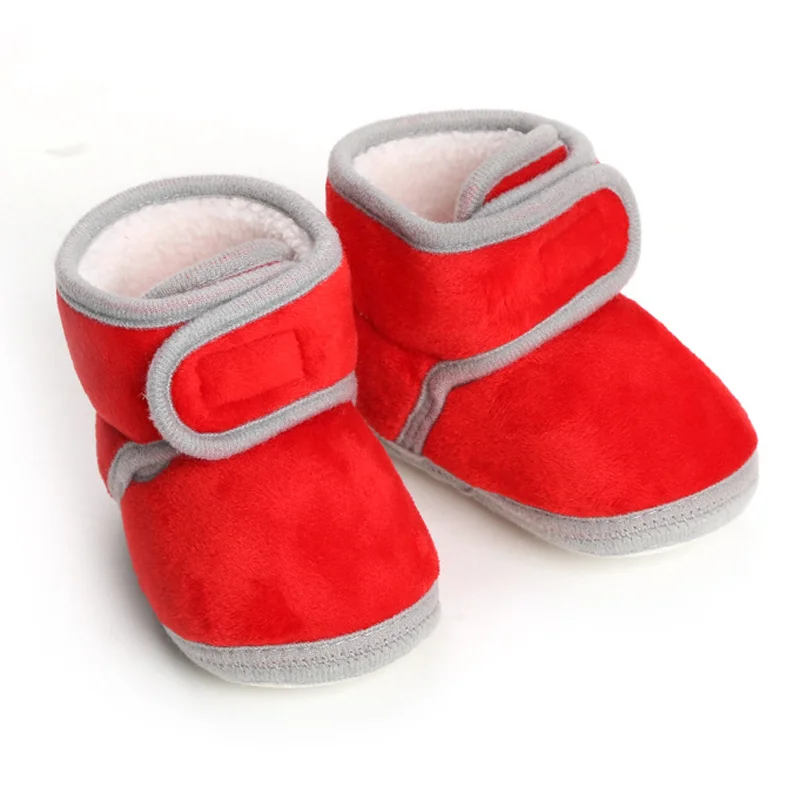 New fashion autumn and winter toddler boots thick non-slip warm baby boots for 6-15months baby