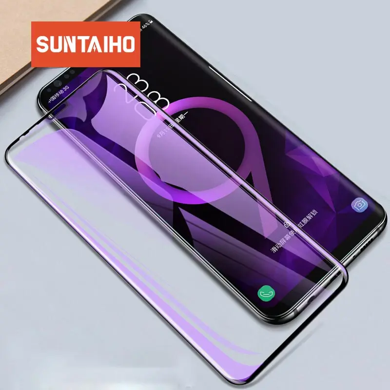 Закаленное 3d стекло Suntaiho для Samsung Galaxy S9 S8 Plus Защитная пленка экрана с защитой от
