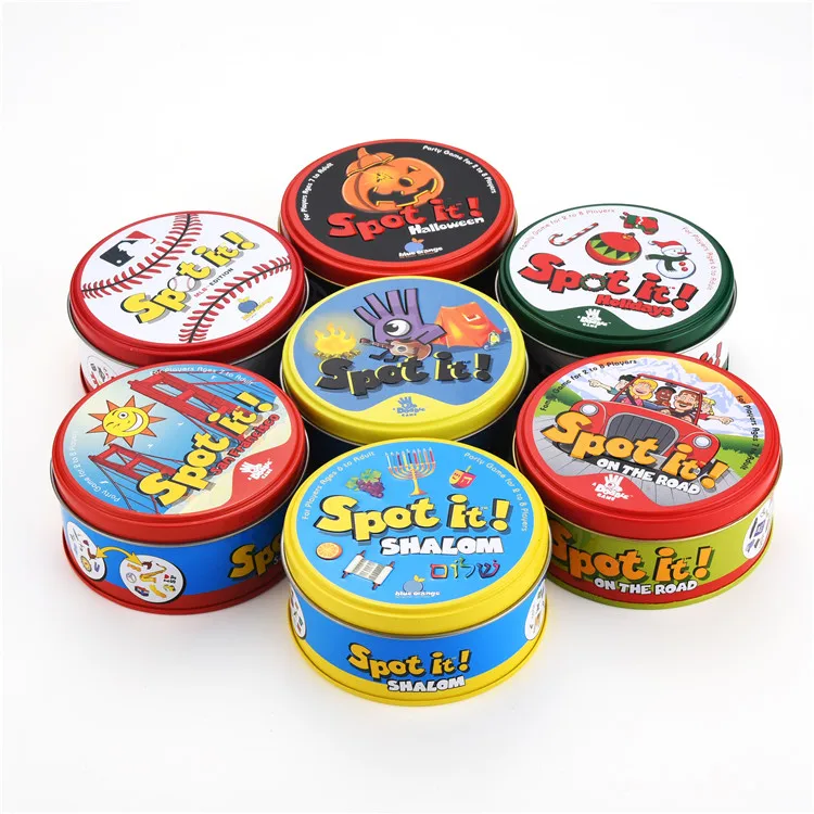 

Spot It Game For Kids Children Over 5 Years Old Suitable For 2-5 PlayersChildren Boy Girl Educational Toys Board Game Cards Toy