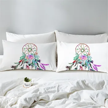 

Lychee Bohemian Dreamcatcher Pillowcases Printed Polyester Pillow Cover Pillow Case For Bedroom