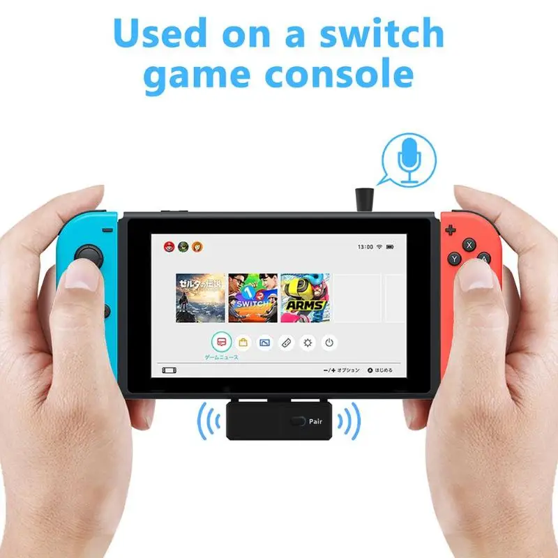 Bluetooth 5 0 USB Type C аудио передатчик адаптер ресивер с микрофоном для Nintendo Switch PS4 TV PC