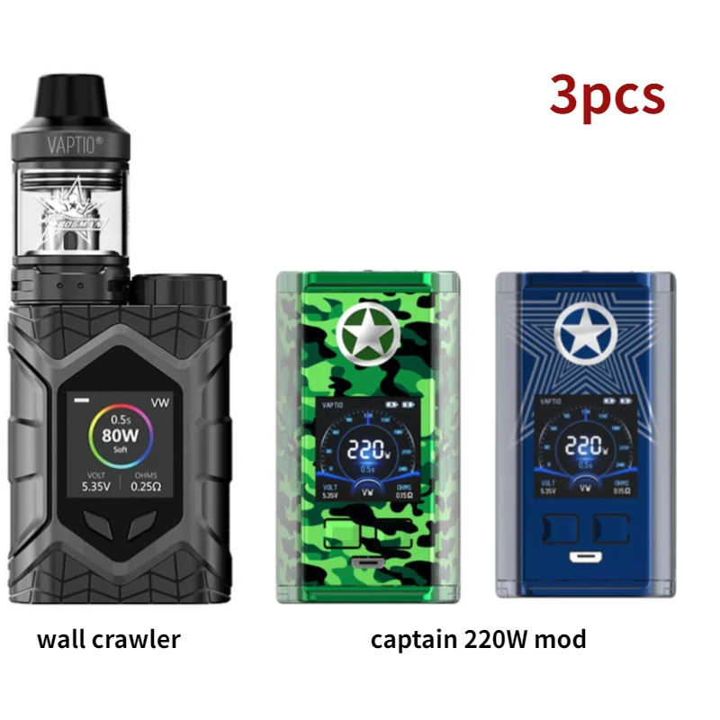 Оригинальный настенный гусеничный предохранительный комплект Vaptio с P1tf для