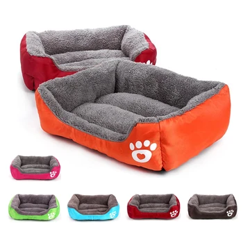 

Multi-Color Soft PP Cotton Pet Dog Bed Winter Warm Padded Puppy Cat Sofa Bed Cushion Waterproof Cat Dog Pet Mat House