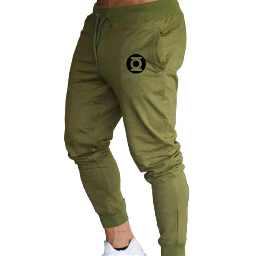Мужские джоггеры, повседневные штаны для фитнеса, мужская спортивная одежда, нижняя часть спортивного костюма, спортивные штаны высокого качества, спортивные штаны - Цвет: green96