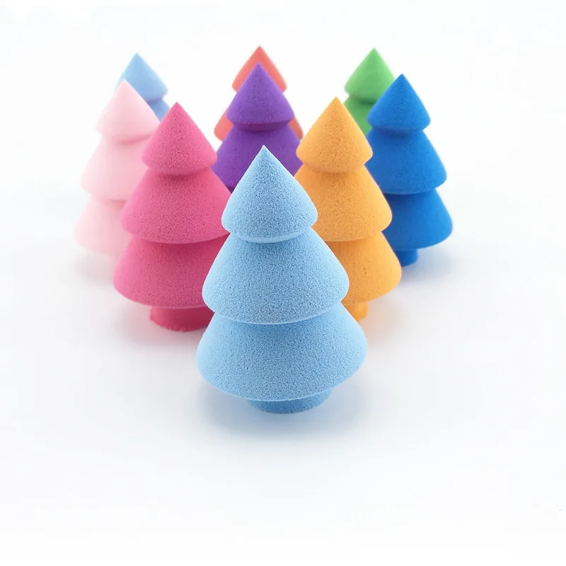 Обычный 7 цветов может быть настроен красота яйцо Рождественская елка слойка не-Латекс формы воды после переменной большой слойки