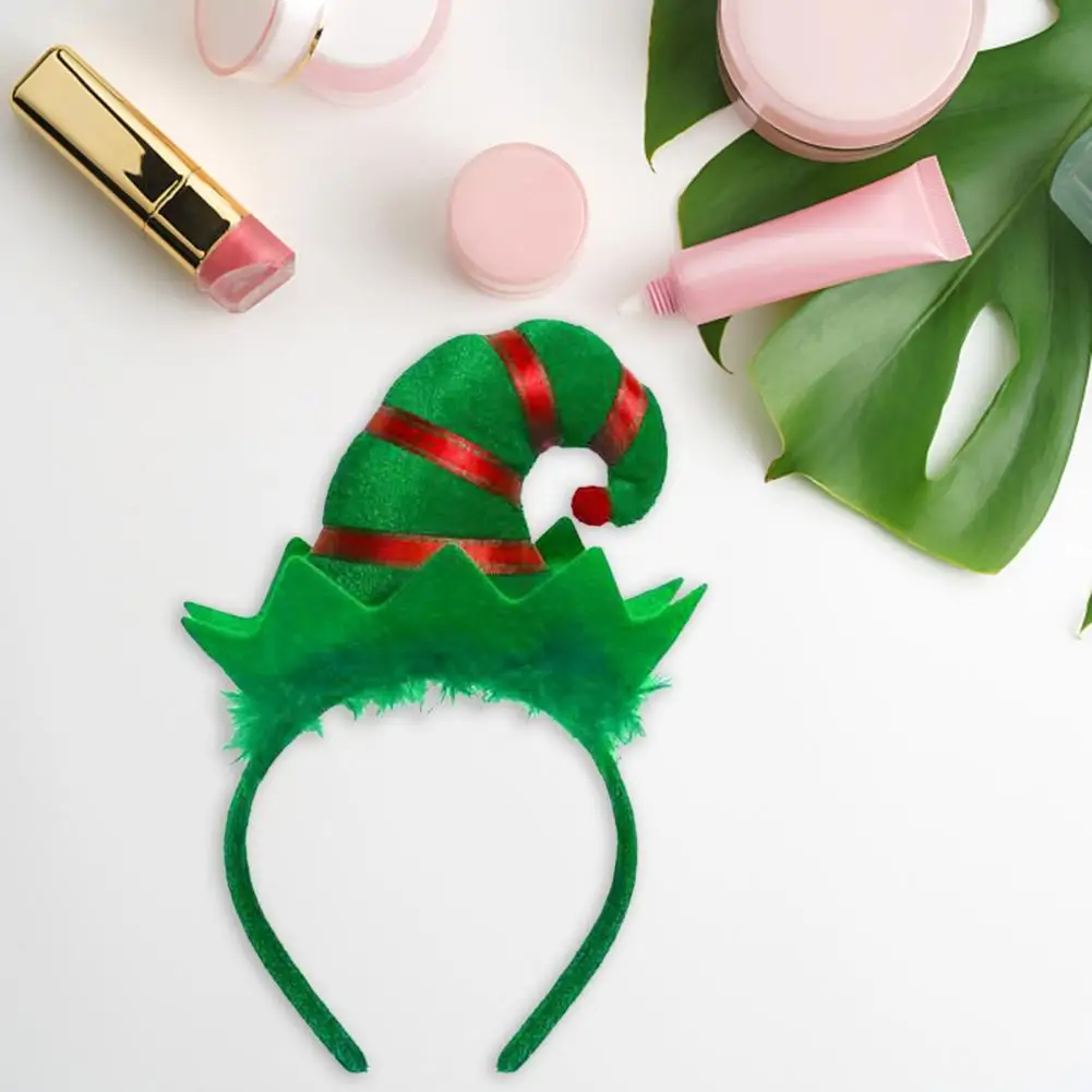 Hair Hoop Cute Christmas Santa Elf Hat Children Adult Headband Gifts Cosplay Costume for Party
