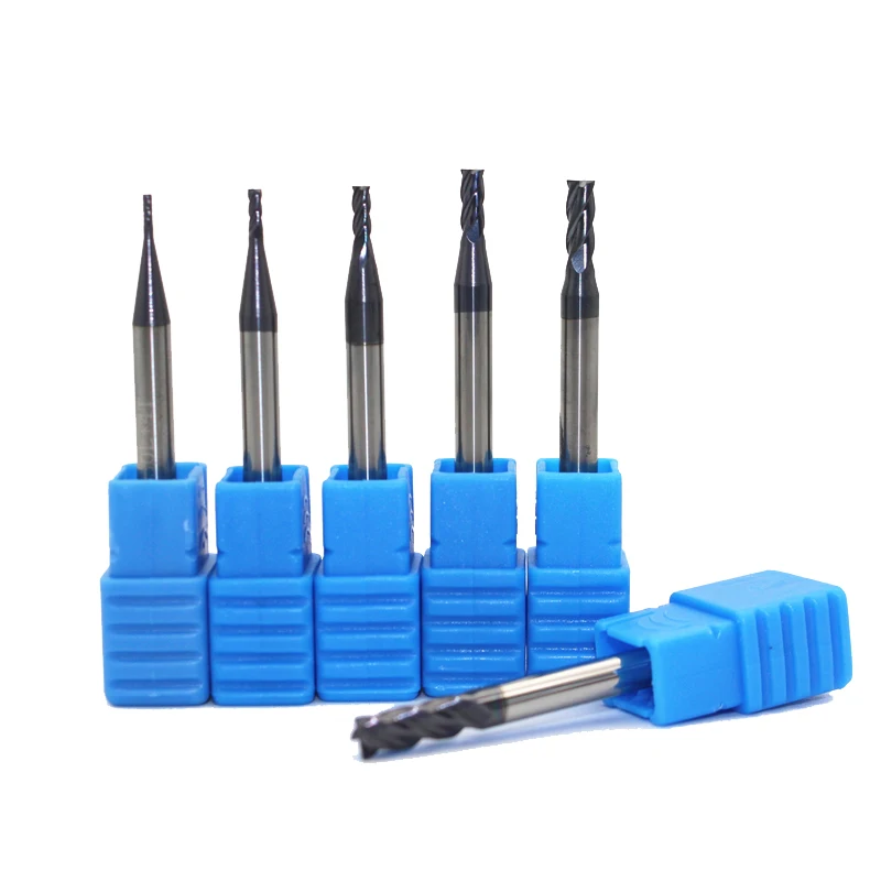 

1pc End Mills HRC50 4F 1mm 1.5mm 2mm 2.5mm 3mm 4mm Endmills Carbide End Mill Tungsten Steel Milling Cutter EndMills CNC Tool