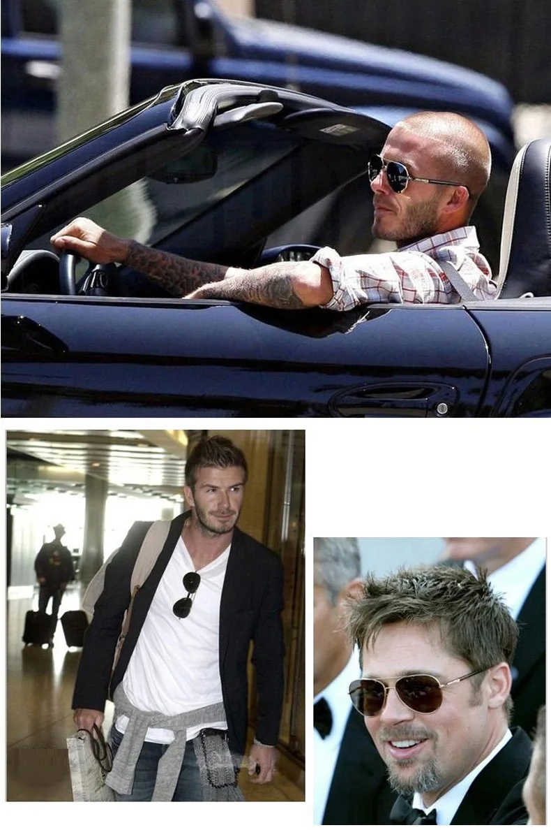 Luxury Men's Polarized Sunglasses Driving Sun Glasses For Men Women Brand Designer Male Vintage Black Pilot Sunglasses UV400