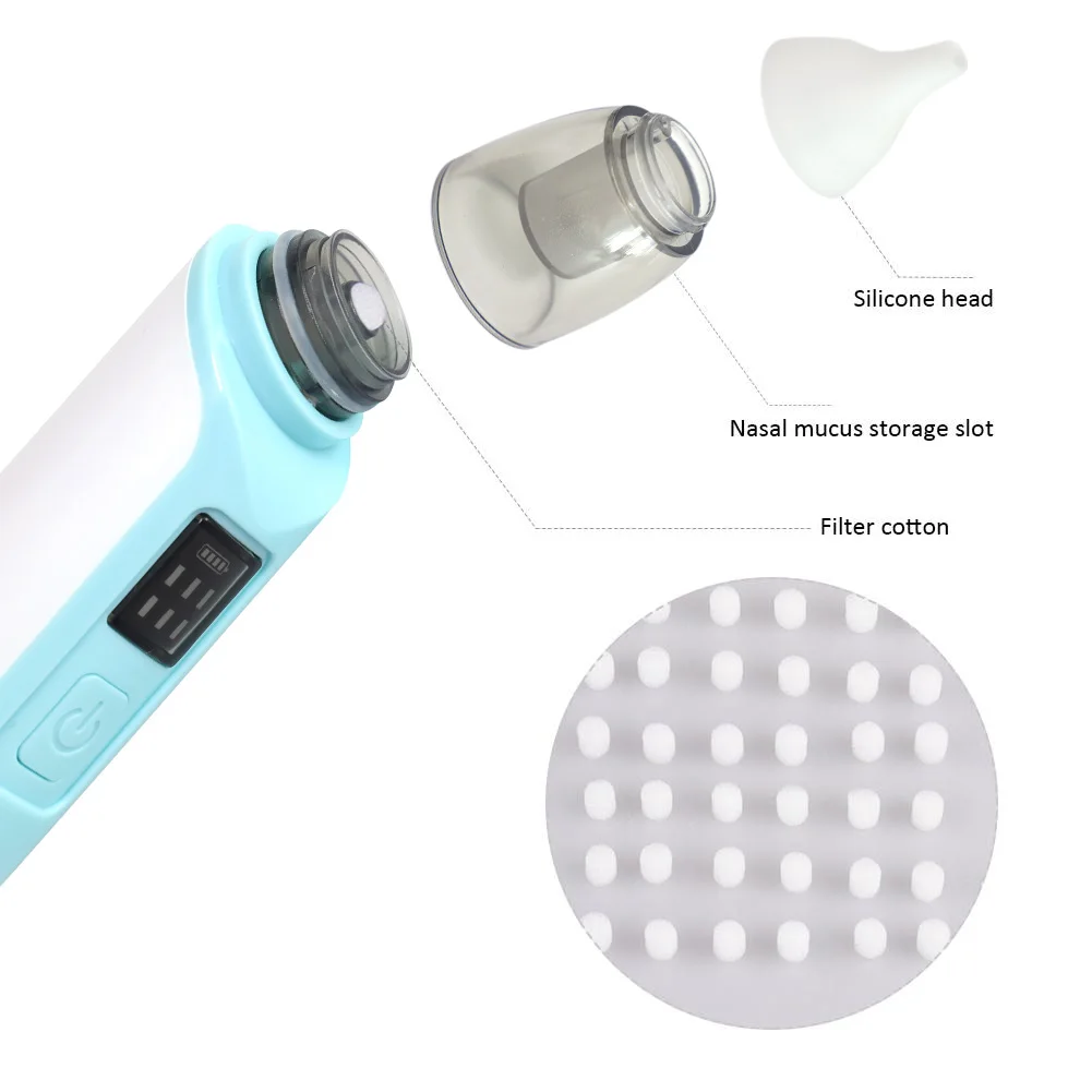 ELERA Filter Sponge Nasal Aspirator Accessories Sponge Prevent Nasal Mucus From Blocking The Nasal Aspirator Spare Parts 2