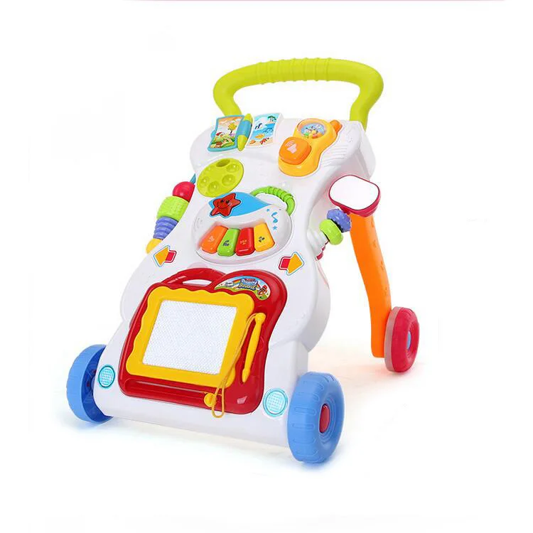 

New Style Baby Walker Cart Children Early Childhood Educational Toy Baby Multi-functional with Music Manufacturers Wholesale