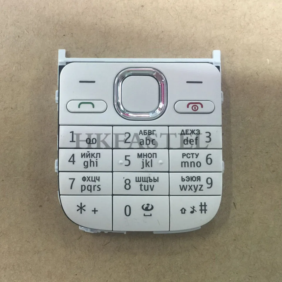 Для Nokia C2-01, мобильный телефон, английский, русский, арабский, иврит, клавиатура для C2 C2-01, сменный корпус, крышка клавиатуры