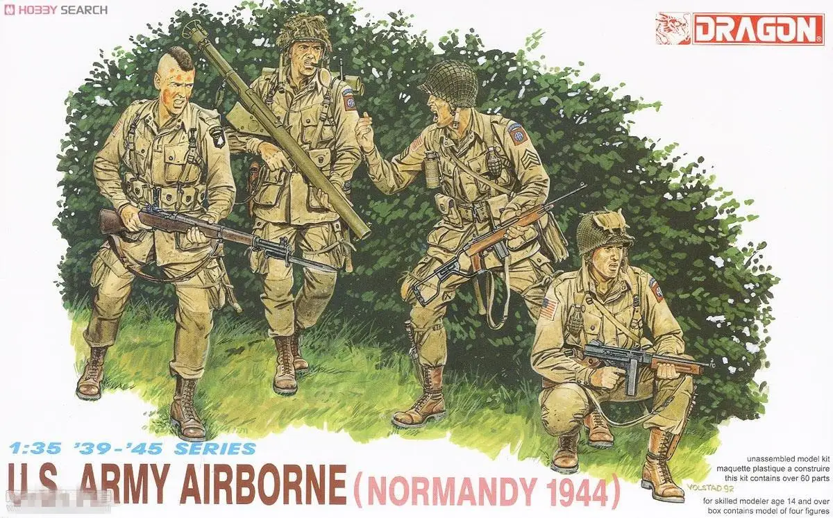 Набор моделей DRAGON 6010 1/35 армии США десантник (Нормандия 1944) | Игрушки и хобби