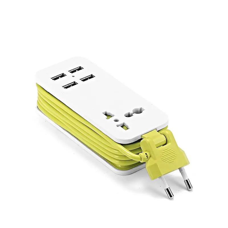 Удлинитель USB с европейской вилкой 1 5 м 2 портами|Электрические розетки| |