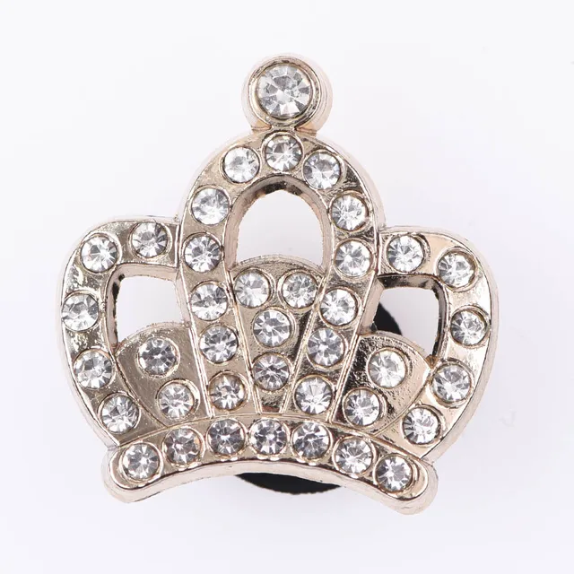 Bling Metal Croc Shoe Charms Women Butterfly Queen Crown Shoe Decorations Girl Flower Rhinestone Chains Wristband Accessories b8650