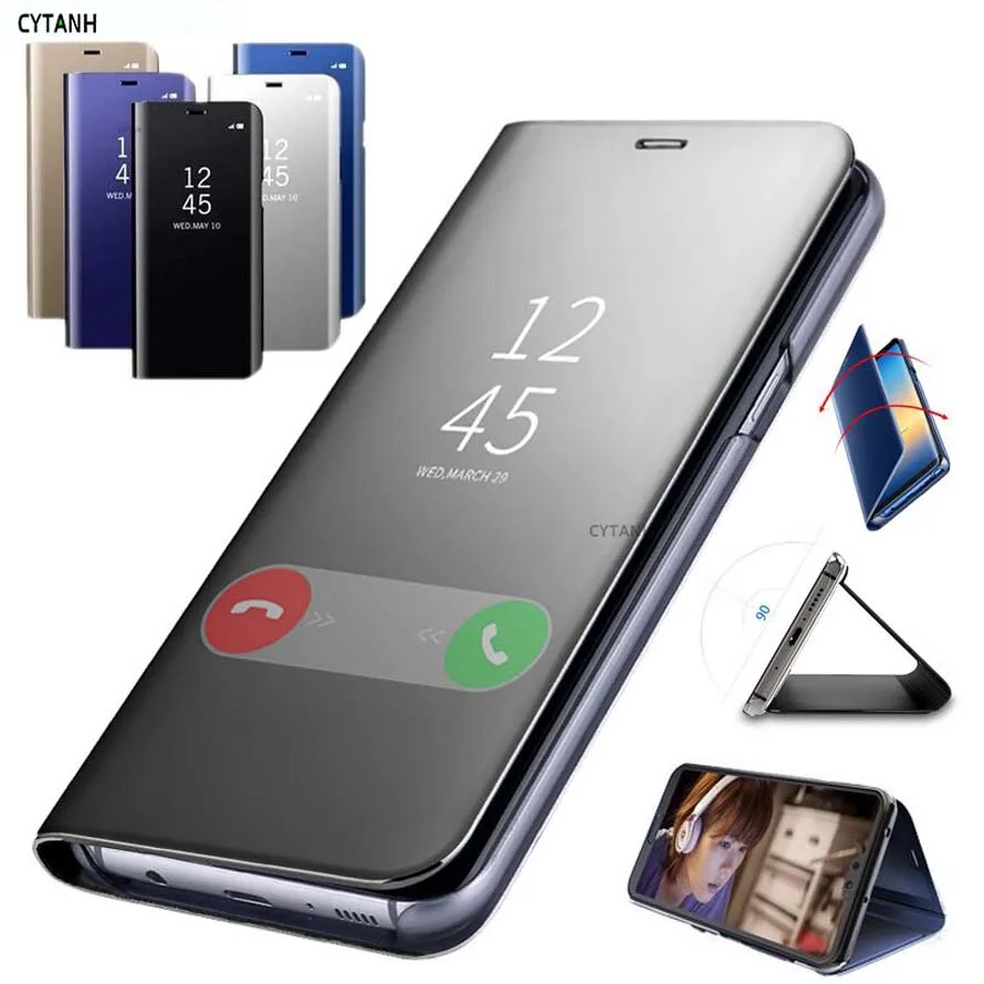 Стеклянный зеркальный чехол для samsung galaxy j3 j5 j7 2017 j330 j530 j730 силиконовая твердая