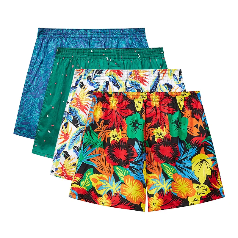 Новое мужское нижнее белье боксеры мужские хлопковые с принтом Cuecas Masculina Boxershorts