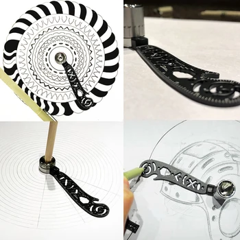 

Multi-function Measuring Tools Mini Compass Protractor Combo Patterns Protractor Angle Drawing Ruler Angle Finder Meter