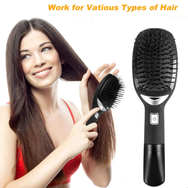 Detangling Curly Hair Brush Denman Detangler Scalp Massager Straight Hair  Comb | Electric Detangling Brush Hair Curly Detangle Brush Scalp Massage  Comb 