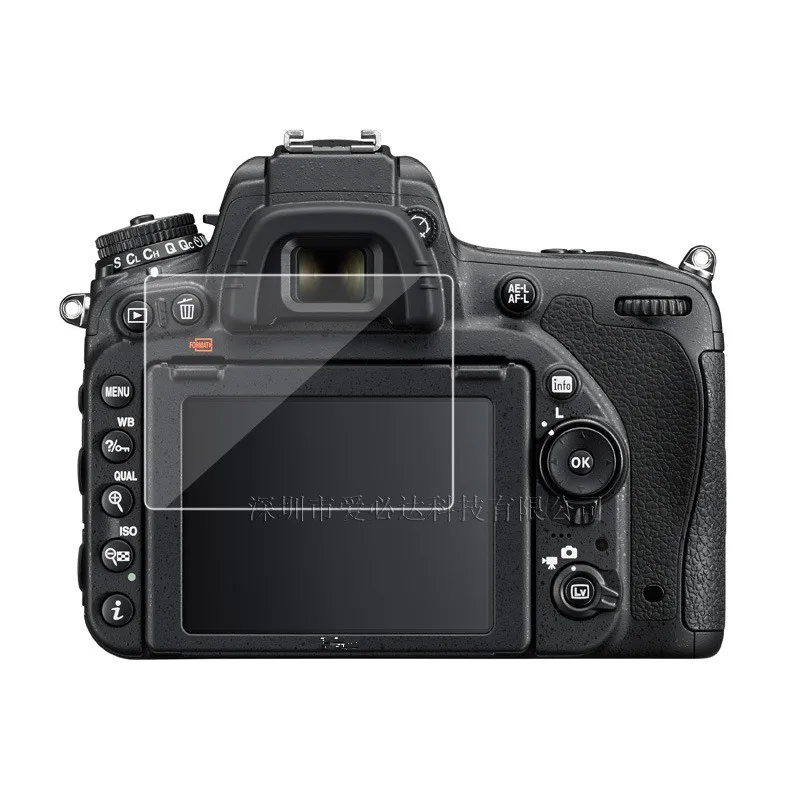Camera Display Protector 9H camera Tempered Glass LCD Screen Protector 2 PCS For Nikon B500 D500 D600 D610 D750 D800 D810 D850 D90 D3000 D3100 D3200