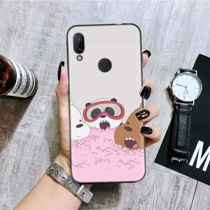 Мы вся правда о медведях черная крышка чехол для телефона для Xiaomi Redmi Note фотоаппаратов моментальной печати 8 7 7S 7A 6 S2 GO K20 Pro 6A mi 6X 5X A1 CC 9 8 Coque