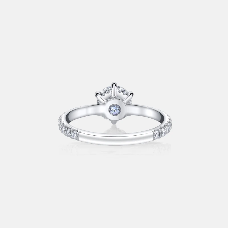 Женское кольцо из серебра 925 пробы 1 карат|silver jewelry|ring sterlinganniversary ring |