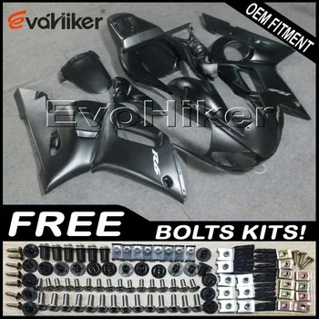 

Custom motorcycle fairing for YZF-R6 1998-2002 ABS plastic motorcycle hull silvergray+gifts