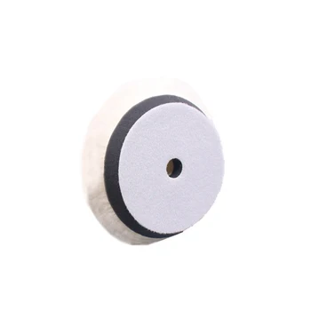 

6Inch Wool Polishing Pad Soft Sheepskin Buffing Pads with Hook and Loop Back Wool Cutting Pad for Car Furniture Glass and So On