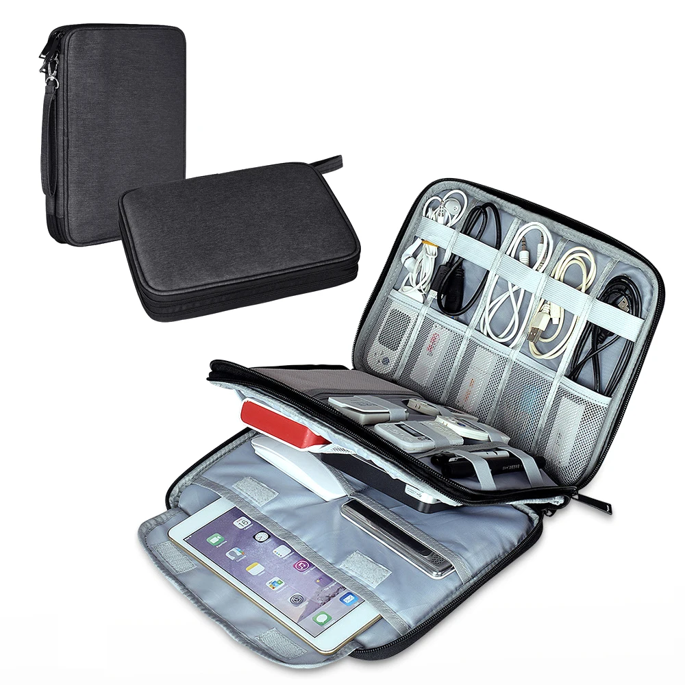 Tablet Bag Organizer Travel Storage Case for iPad 3 / Pro 9.7 2017