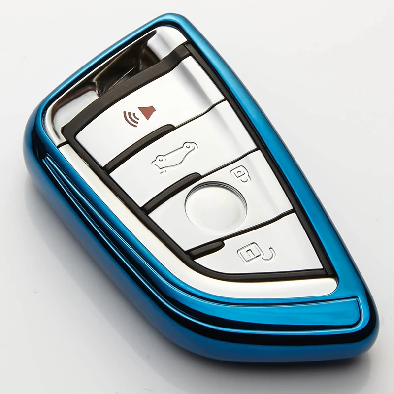 

TPU Car Key Cover Fob Case Shell Protector For BMW X5 F15 X6 F16 G30 7 Series G11 X1 F48 F39 Car Accessories