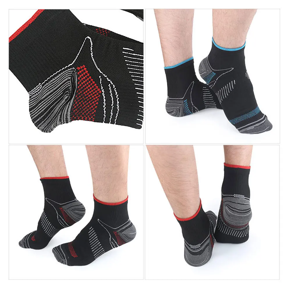 L.Mirror 1Pair Compression Socks Men Best Graduated Athletic Fit Running, Shin Splints, Flight Travel Boost Stamina Circulation