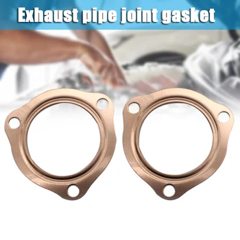 

New 2 1/2 Inch Copper Header Exhaust Collector Gaskets Reusable SBC 302 350 454 2.5 Inch
