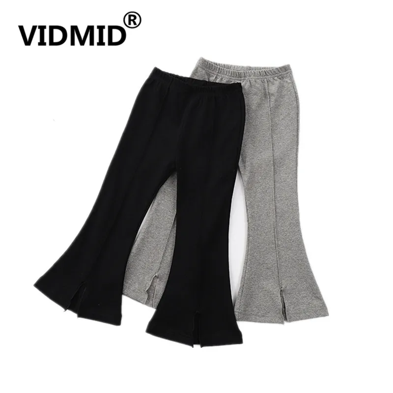 VIDMID Kids boot cut Pants Girls casual 