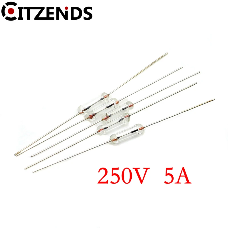 F1A250V 1 Amp 250 V 3.6 mm x 10 mm-Rapide Coup Axial Lead glass fuse