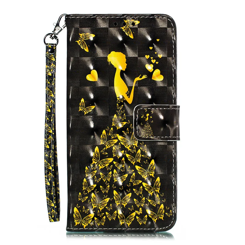 Butterfly Woman Чехол для Xiao mi Pocophone F1 mi 8 mi x 2S Max 3 6X A2 9T Red mi 7A S2 Y2 6a Note 6 кожаный флип-чехол для телефона Red mi K20 Pro - Цвет: Butterfly Woman