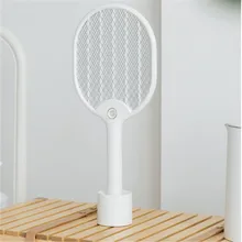 Electrical USB Rechargable Fly Swatter Repellents Reusable Handheld Home Use With LED Lights Bug Zapper Mosquito Killer Insect