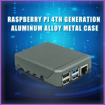 

Argon NEO Raspberry Pi 4 Case Aluminum Metal Shell Sliding Magnetic Cover Passive Cooling Silicon Heat Sink for RPi Model 4B