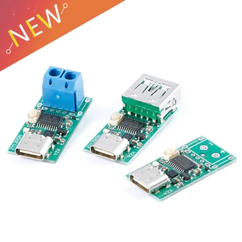 

Type-C USB-C PD2.0 PD3.0 Trigger to DC Spoof Scam Fast Quick Charge Detector USB-PD Notebook Power Supply Change Board Module