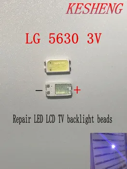 

100pcs For LG 5630 3V 0.5W LED Backlight Middle Power LED Cool white LCD Backlight for TV