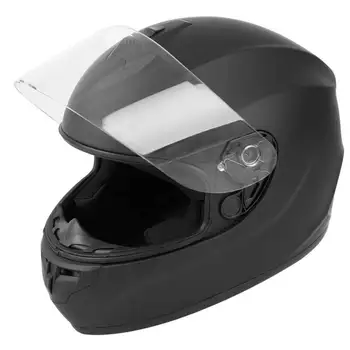 

HELMET DOT Flip Up Full Face Motorcycle Visor Motocross Size M L XL XXL Matte Black