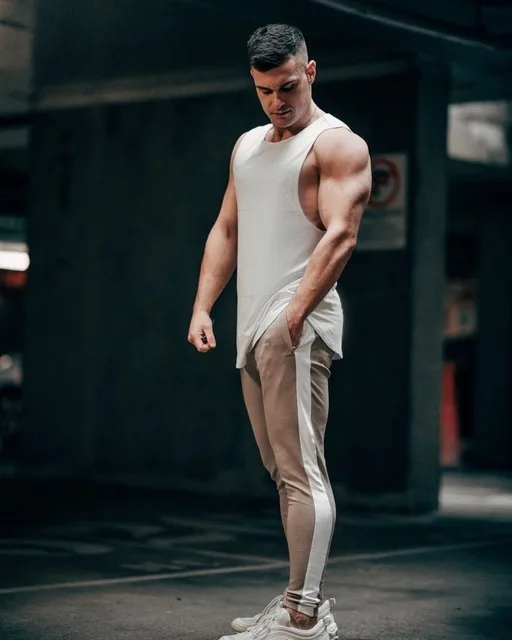 Новые мужские брюки для бега мужские спортивные брюки для фитнеса быстросохнущие дышащие колготки мужские повседневные штаны для бега повседневные штаны - Цвет: Pants 4